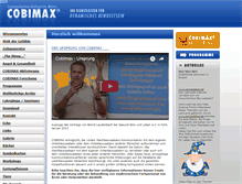 Tablet Screenshot of cobimax.com